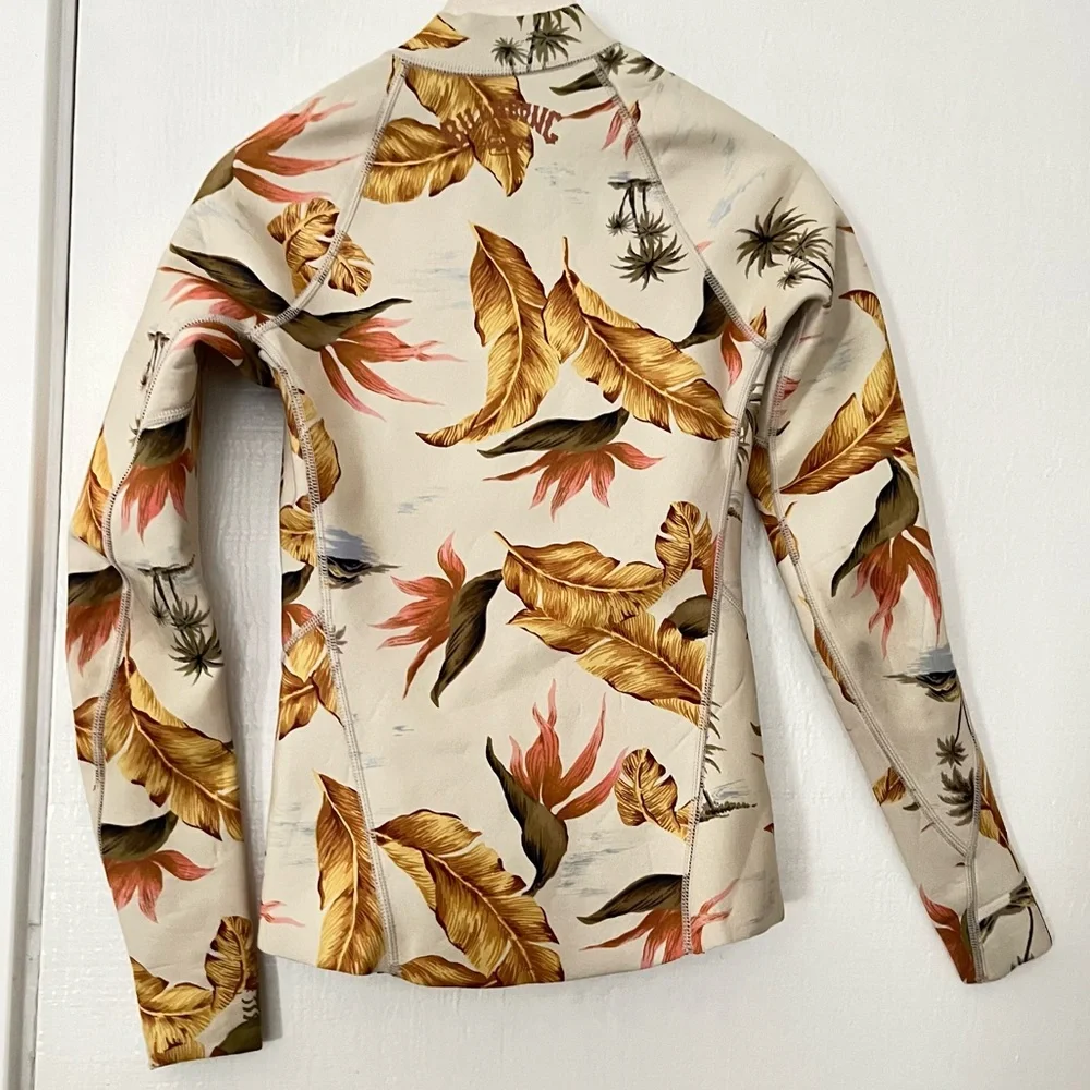 Billabong Tropical Surf Capsule "Peeky" 1mm Wetsuit Jacket Canvas Neo 2 - Picture 4 of 8